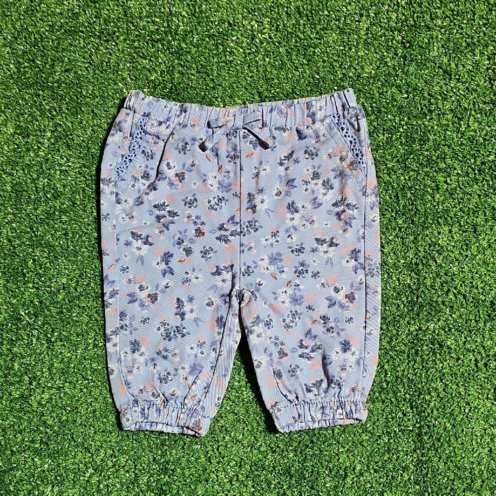 Floral Blue Kids Bottoms